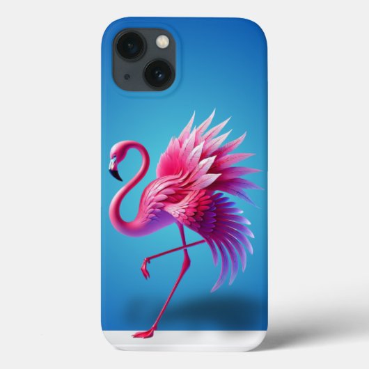 Flamingo Tropical Phone Case (Achterkant)
