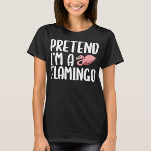Flamingo Tropical Premediate I m A Flamingo Hallow T-shirt