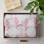Flamingo Tropical Vibes Series Design 15 Tissuepapier (Geschenk)