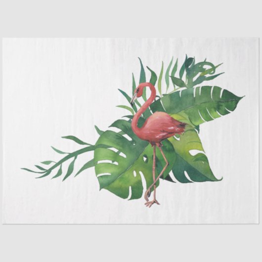 Flamingo Tropical Vibes Series Design 9 Tissuepapier (Voorkant)