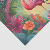 Flamingo Tropics Decoupage Tissuepapier (Detail)