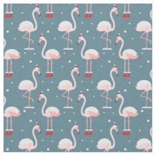 Flamingo Tropische Kerst Stof