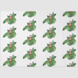 Flamingo Tropische Vibes Serie Design 12 Tissuepapier