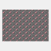 Flamingo Tuxedo Fun Wrapping Paper Sheets (Voorkant 2)