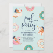 Flamingo & Unicorn Pool Party | Zomdag Kaart (Voorkant)