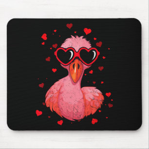 Flamingo Valentijn Zonnebril Hart Schattigee Lover Muismat
