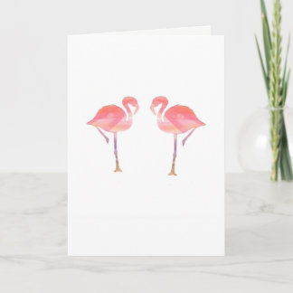 Flamingo Valentijnse Kaart