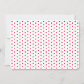 Flamingo verjaardagsuitnodigingen kaart (Achterkant)