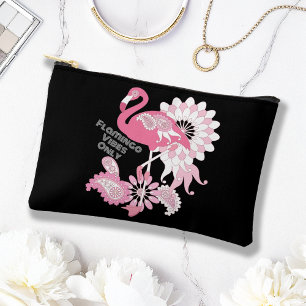 Flamingo Vibes Alleen Zwarte Roze Flamingo Etui