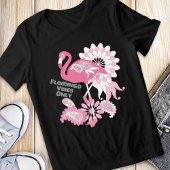 Flamingo Vibes Only - Paisley Pink Flamingo Tri-Blend Shirt