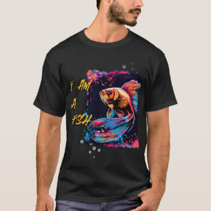 Flamingo Visser Vissen hengel Vis T-shirt
