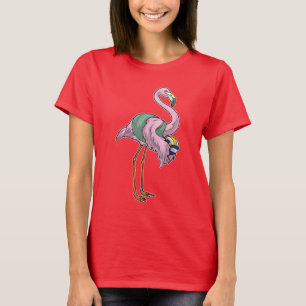 Flamingo Volleybal speler T-shirt