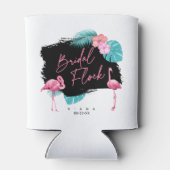 Flamingo vrijgezellenfeest Bruiloft Troep ID930 Blikjeskoeler (Achterkant)