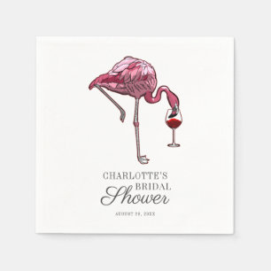 flamingo-Vrijgezellenfeest Servet