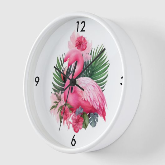 Flamingo Wall Clock (Hoek)