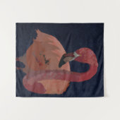 FLAMINGO WANDKLEED (Voorkant (horizontaal))