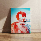 Flamingo wandkunst poster