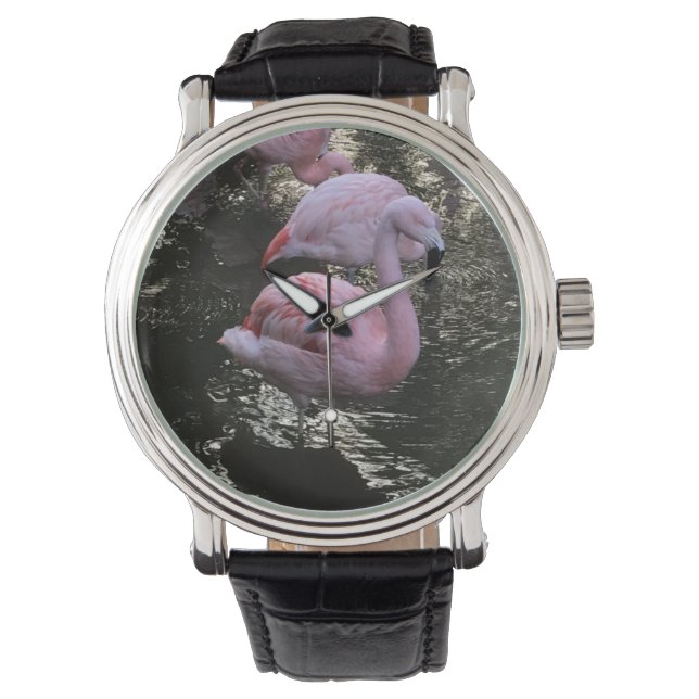 Flamingo watch horloge (Voorkant)