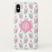 Flamingo & Watermelon Pastel Pattern Case-Mate iPhone Case (Achterkant)
