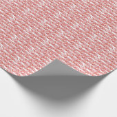 Flamingo Waterverf: Naadloos Klein Patroon Cadeaupapier (Hoek)