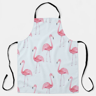 Flamingo waterverf, pastel achtergrond naadloze pa schort