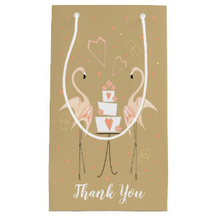 Flamingo Wedding Bedankt Klein Cadeauzakje