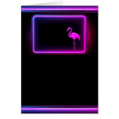 flamingo-Wenskaart (Voorkant)