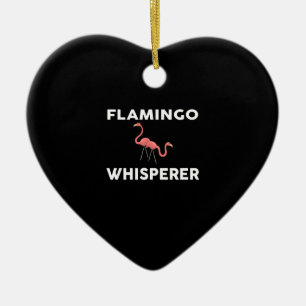 Flamingo Whisperer Novelty Flamingos Keramisch Ornament