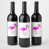 Flamingo Wijn Etiket (Flessen)