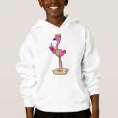 Flamingo with Sunglasses & Cap (Voorkant)