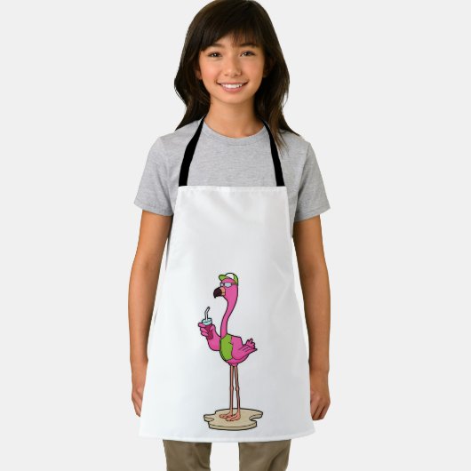 Flamingo with Sunglasses & Cap Schort (Insitu)
