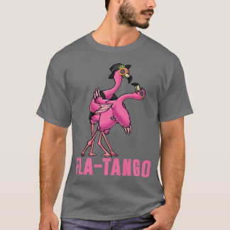 Flamingo Woordspelingen Slang Fla-tango Pret Flami T-shirt