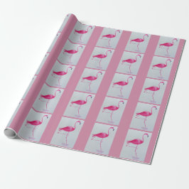 Flamingo wrappapier cadeaupapier