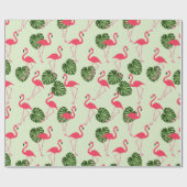 Flamingo Wrapping Paper Cadeaupapier (Vlak)