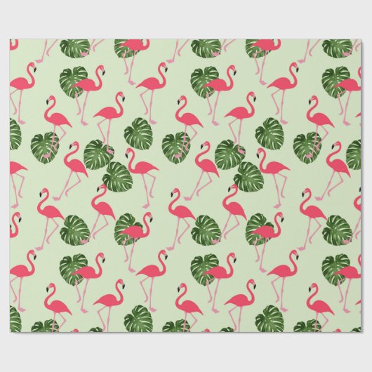 Flamingo Wrapping Paper Cadeaupapier (Vlak)