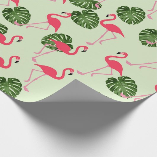 Flamingo Wrapping Paper Cadeaupapier (Hoek)
