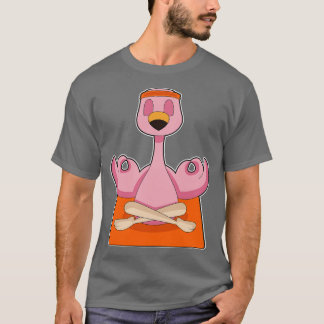 Flamingo Yoga Fitness Meditatie T-shirt