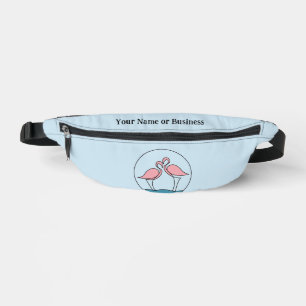 Flamingo Your Business Logo Art Fotoofferte Slogan Heuptasje