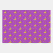 Flamingo-Zeeen en kerstmis Inpakpapier Vel (Voorkant 3)