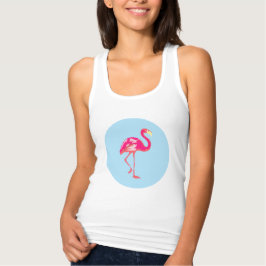 Flamingo, zomer tanktop