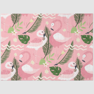 Flamingo Zomercollectie Eén Ontwerp 3 Tissuepapier