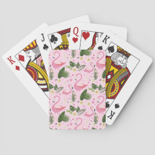 Flamingo Zomercollectie Eén Ontwerp 8 Pokerkaarten