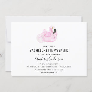 Flamingo Zwembad Float Bachelorette Routebeschrijv Kaart