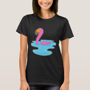 Flamingo Zwemmen T-shirt