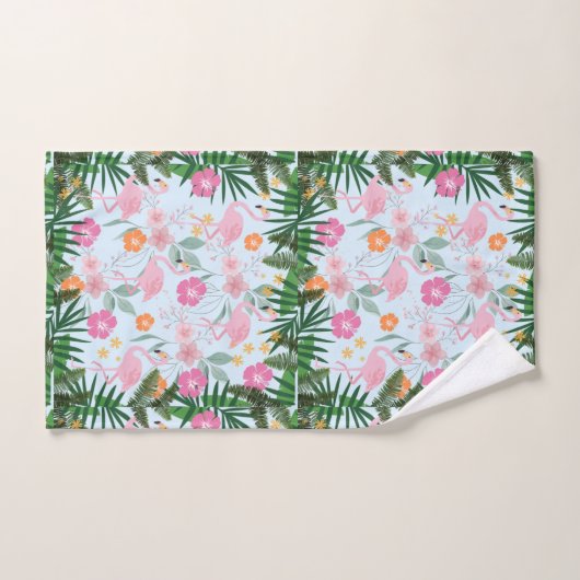 FLAMINGOS (Serviette à main)
