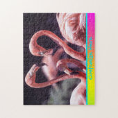 Flamingo's aangepaste puzzel (Verticaal)