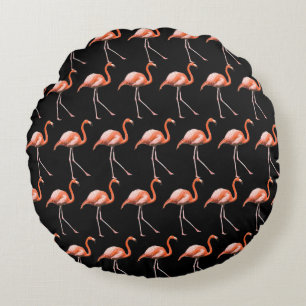 Flamingo's aanpassen rond kussen