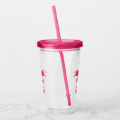 Flamingos Acryl Drinkbeker (Links)