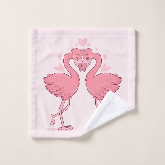 Flamingos Bad Handdoek (Wasdoekje)