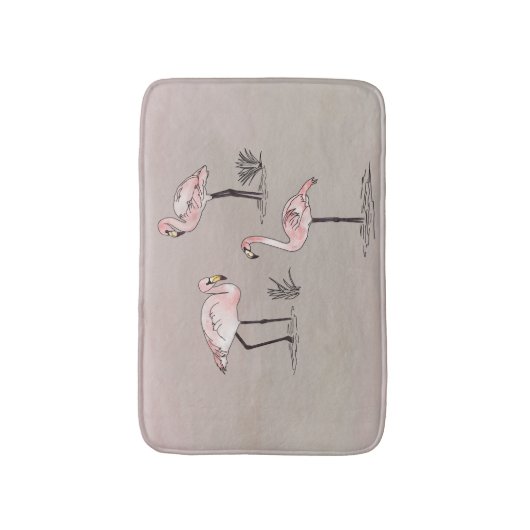 Flamingos Badmat (Voorkant Verticaal)